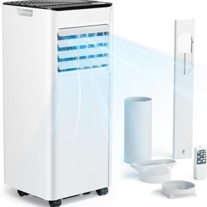 Mobile Air Conditioner 9000 BTU with Exhaust Hose, 4-in-1 Mobile Air Conditioner
