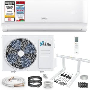 Kältebringer Split Air Conditioner, 9000 BTU (2.6 kW), Air Conditioner with Heating Function, WiFi & App,